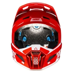 Kask cross z goglami LEATT KIT MOTO 3.5 RED czerwony