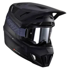 Kask cross z goglami LEATT KIT MOTO 7.5 V24 STEALTH czarny