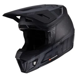Kask cross z goglami LEATT KIT MOTO 7.5 V24 STEALTH czarny
