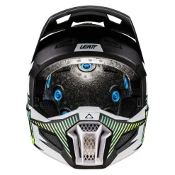 Kask cross z goglami LEATT KIT MOTO 3.5 STORM TEAL biały czarny żółty fluo