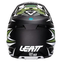 Kask cross z goglami LEATT KIT MOTO 3.5 STORM TEAL biały czarny żółty fluo