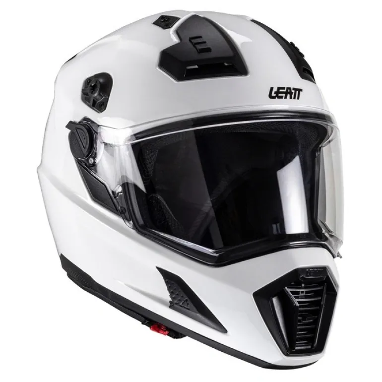 Kask cross z goglami LEATT KIT ADV 8.5 V25 WHITE biały