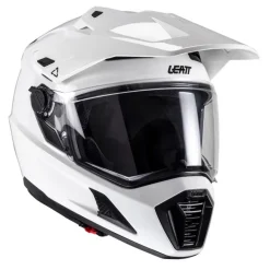 Kask cross z goglami LEATT KIT ADV 8.5 V25 WHITE biały