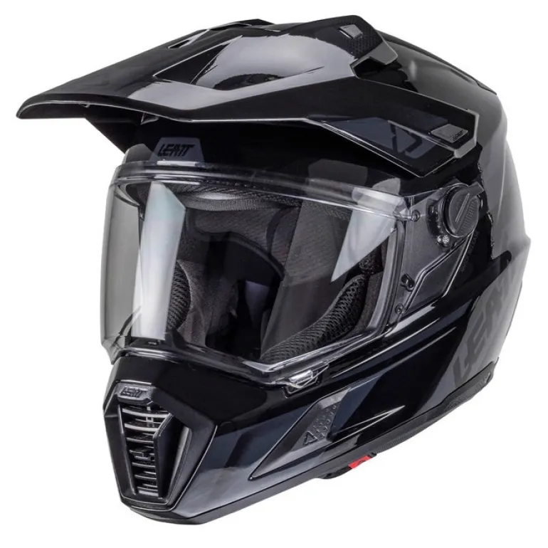 Kask cross z goglami LEATT KIT ADV 8.5 V25 STEALTH czarny