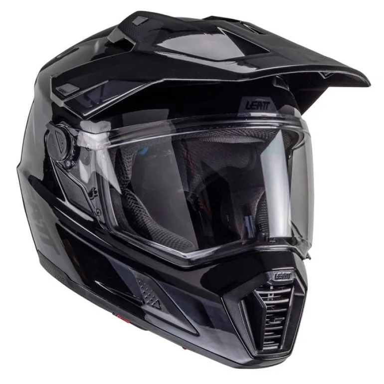 Kask cross z goglami LEATT KIT ADV 8.5 V25 STEALTH czarny