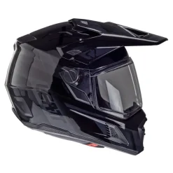 Kask cross z goglami LEATT KIT ADV 8.5 V25 STEALTH czarny