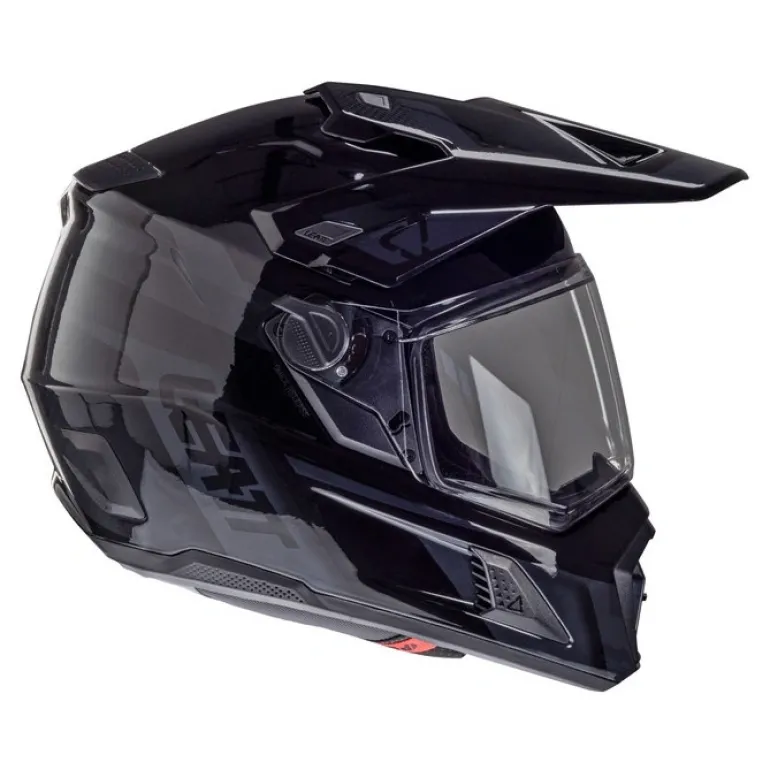 Kask cross z goglami LEATT KIT ADV 8.5 V25 STEALTH czarny