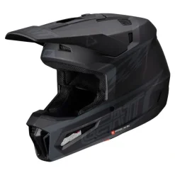 Kask cross z goglami LEATT KIT MOTO 3.5 V25 STEALTH czarny