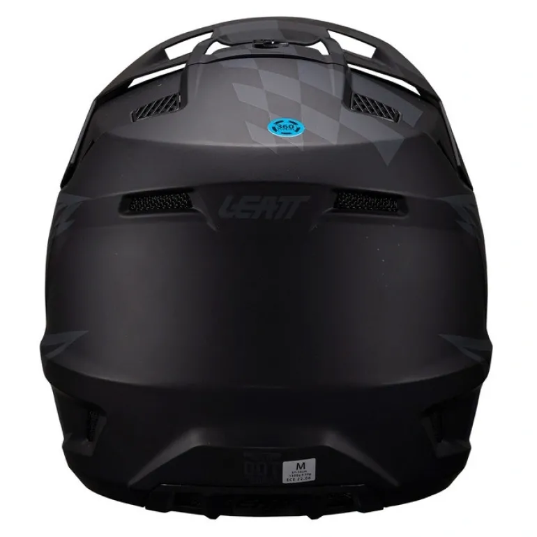 Kask cross z goglami LEATT KIT MOTO 3.5 V25 STEALTH czarny