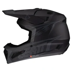 Kask cross z goglami LEATT KIT MOTO 3.5 V25 STEALTH czarny