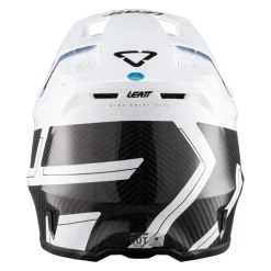 Kask cross z goglami LEATT KIT MOTO 9.5 CARBON WHITE biały