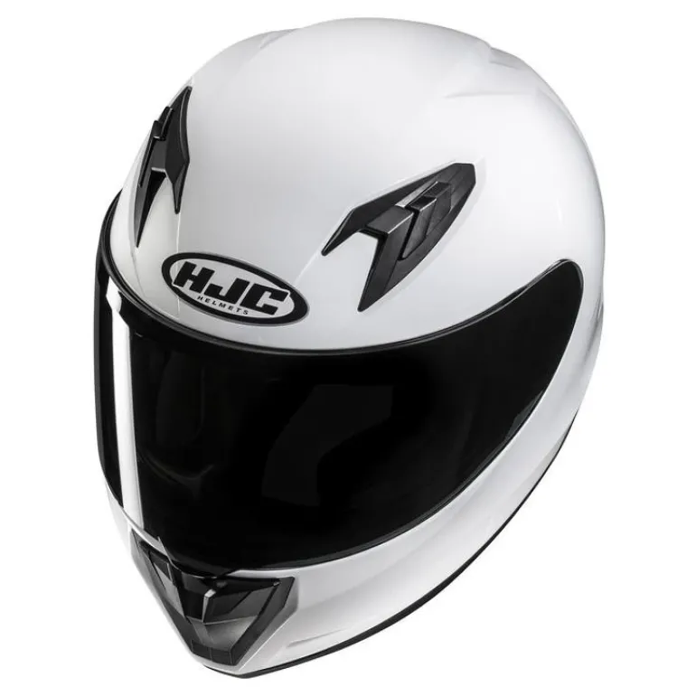 Kask dziecięcy integralny HJC Y10 SOLID PEARL WHITE biały