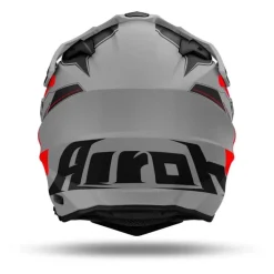 Kask integralny AIROH COMMANDER 2 REVEAL RED FLUO MATT czerwony fluo szary czarny