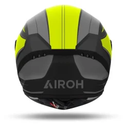 Kask integralny AIROH CONNOR DUNK YELLOW MATT szary żółty fluo