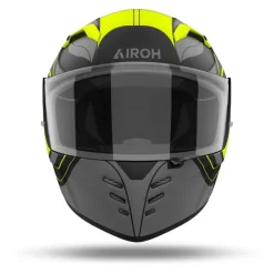 Kask integralny AIROH CONNOR DUNK YELLOW MATT szary żółty fluo
