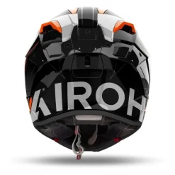 Kask integralny AIROH GP800 MUST ORANGE GLOSS pomarańczowy szary czarny