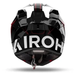 Kask integralny AIROH GP800 MUST RED GLOSS czerwony szary biały czarny