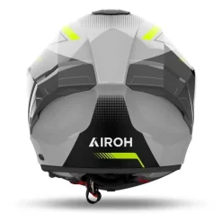Kask integralny AIROH MATRYX WIDE YELLOW GLOSS żółty fluo szary czarny
