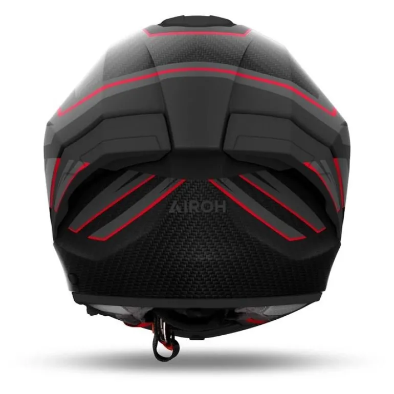 Kask integralny AIROH MATRYX SENTINEL RED MATT czerwony szary czarny