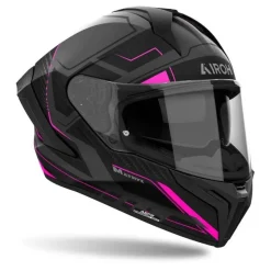 Kask integralny AIROH MATRYX ROCKET PINK MATT różowy szary czarny