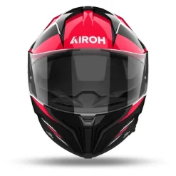 Kask integralny AIROH MATRYX THRON RED GLOSS czerwony biały czarny