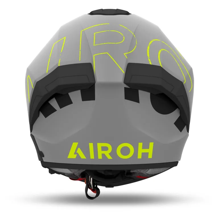 Kask integralny AIROH MATRYX SCOPE YELLOW MATT szary żółty fluo czarny