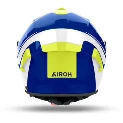 Kask integralny AIROH SPARK 2 CHRONO BLUE/YELLOW GLOSS niebieski żółty fluo szary biały