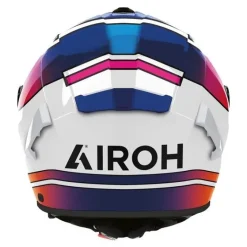 Kask integralny AIROH SPARK 2 LIVELY RAINBOW GLOSS biały niebieski różowy