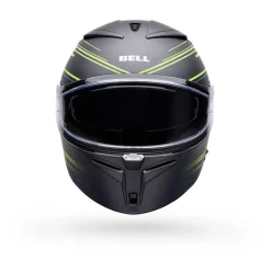 Kask integralny BELL LITHIUM ECE6 VELO MATTE PEARL BLACK YELLOW czarny biały fioletowy żółty fluo