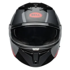 Kask integralny BELL LITHIUM ECE6 SHEAR METALLIC GREY RED czarny czerwony szary