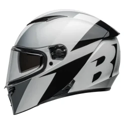 Kask integralny BELL LITHIUM ECE6 SHEAR SILVER/WHITE srebrny biały