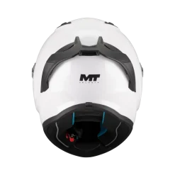 Kask integralny dziecięcy MT STINGER 2 KIDS PURE GLOSS WHITE biały
