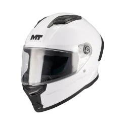 Kask integralny dziecięcy MT STINGER 2 KIDS PURE GLOSS WHITE biały