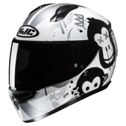 Kask integralny HJC C10 GETI BLACK/SILVER biały srebrny czarny