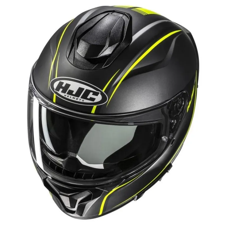 Kask integralny HJC C71 QUEZ BLACK/YELLOW czarny żółty