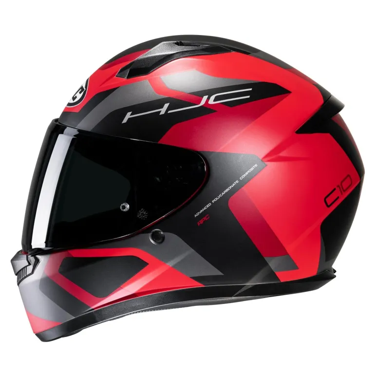 Kask integralny HJC C10 TINS BLACK/RED czerwony czarny szary
