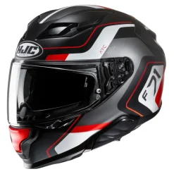Kask integralny HJC F71 ARCAN BLACK/RED szary czerwony czarny biały