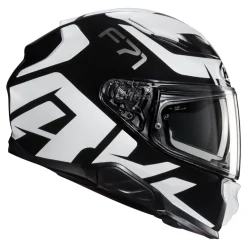 Kask integralny HJC F71 BARD BLACK/WHITE czarny biały