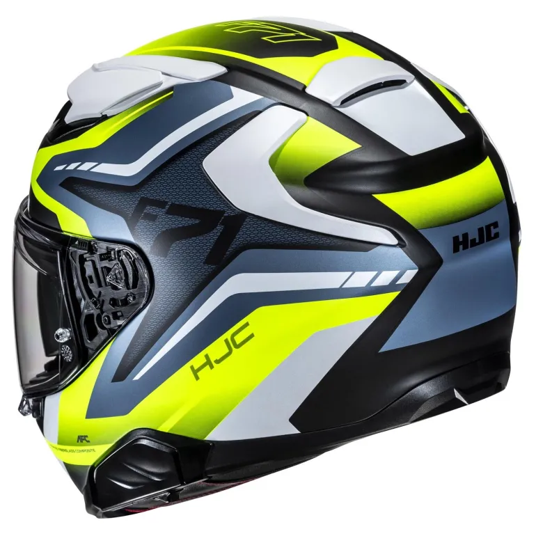 Kask integralny HJC F71 FES YELLOW/BLUE żółty niebieski