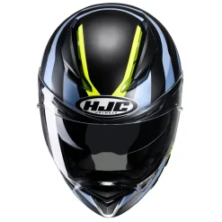 Kask integralny HJC F70 GALLA BLUE/YELLOW niebieski żółty fluo czarny