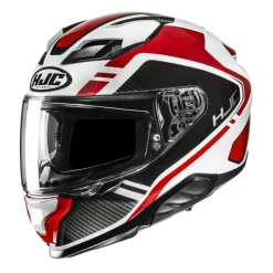 Kask integralny HJC F71 TOZZ WHITE/RED biały czerwony