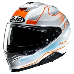 Kask integralny HJC I71 IORIX SILVER/ORANGE srebrny pomarańczowy niebieski