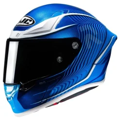 Kask integralny HJC RPHA 1 LOVIS BLUE niebieski biały