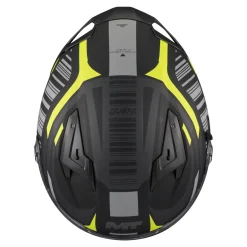 Kask integralny MT BRAKER SV COCKPIT BLACK/YELLOW MATT czarny żółty