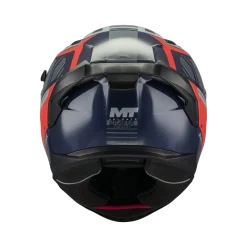 Kask integralny MT BRAKER SV COCKPIT RED/GREY/BLUE czerwony szary granatowy