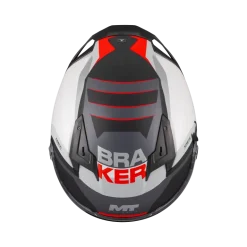 Kask integralny MT BRAKER SV INCEPTION RED/GREY/BLACK czerwony szary czarny