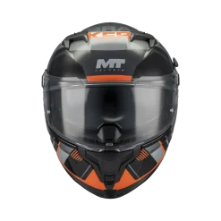 Kask integralny MT BRAKER SV INCEPTION ORANGE/SILVER/GREY pomarańczowy srebrny czarny