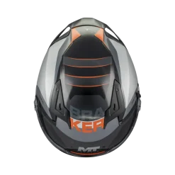 Kask integralny MT BRAKER SV INCEPTION ORANGE/SILVER/GREY pomarańczowy srebrny czarny