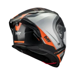 Kask integralny MT BRAKER SV INCEPTION ORANGE/SILVER/GREY pomarańczowy srebrny czarny