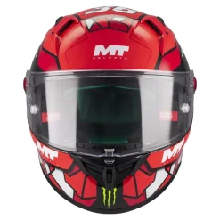 Kask integralny MT KRE+ S PIQUERAS BLACK/RED czarny czerwony